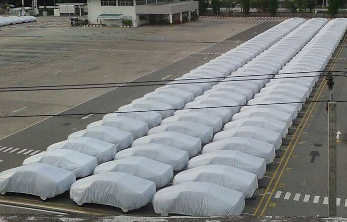 Toyota Hilux Revo ready for shipment